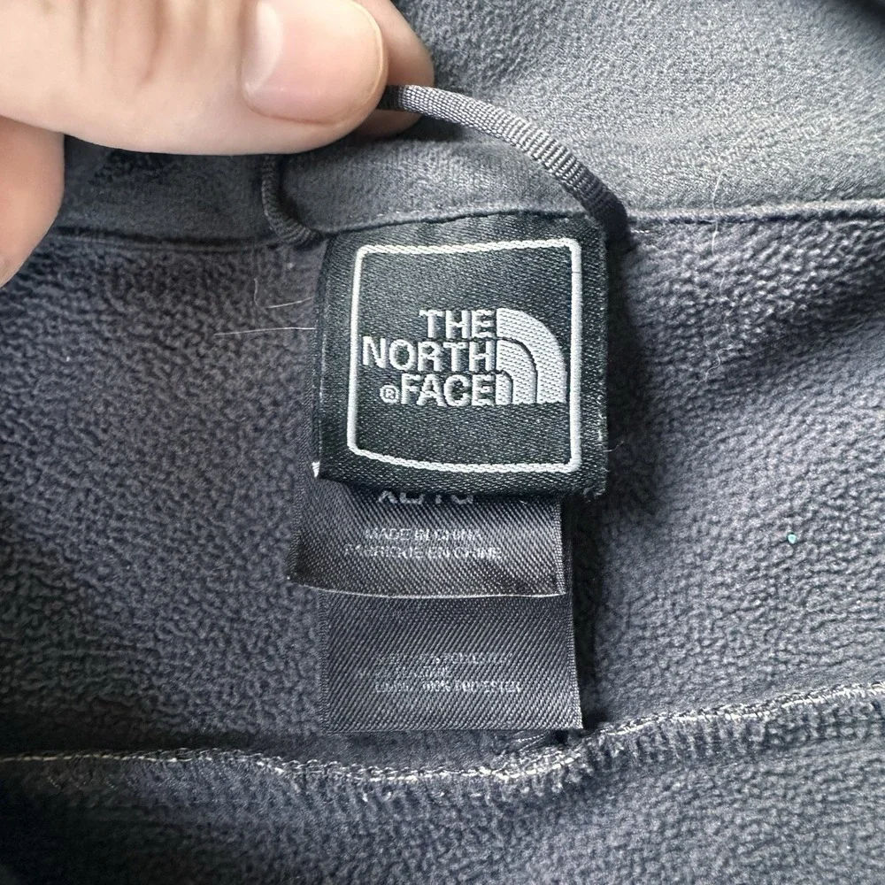The North Face Apex Bionic Jacket Mens XL White Gray Full Zip Softshell Outdoor